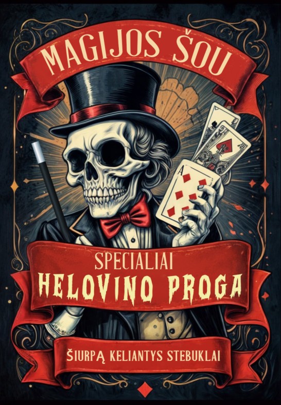 Iliuzijų ir magijos šou specialiai Helovino proga! | Teatro svečias