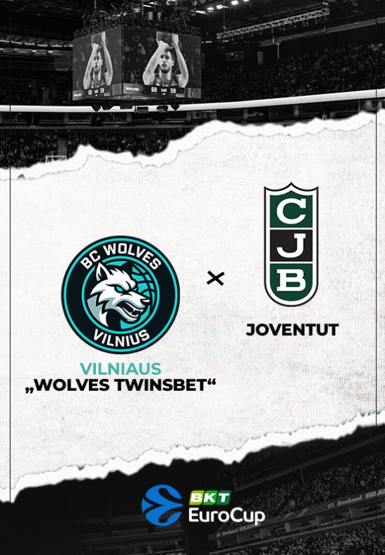 Vilniaus ''Wolves Twinsbet'' - Badalonos ''Joventut''