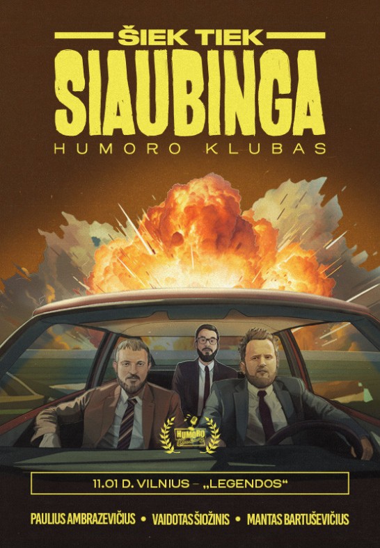 "Humoro klubas" Vilniuje su programa ''Šiek tiek siaubinga''