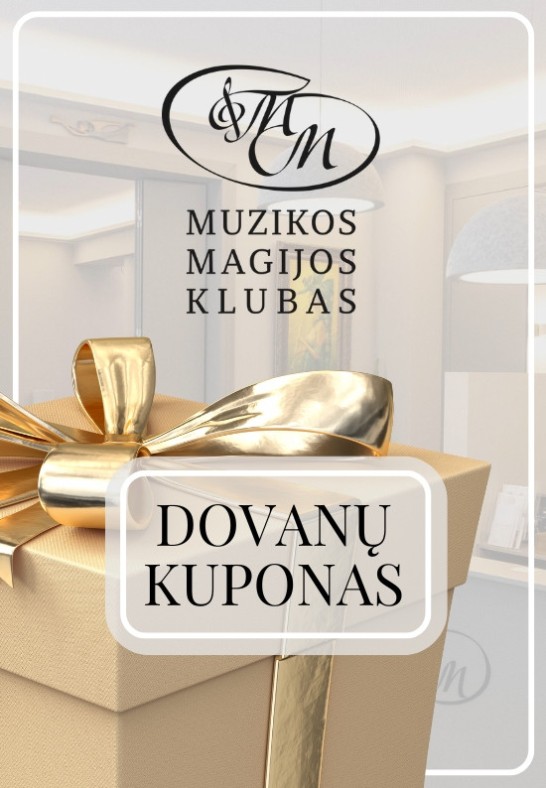 MUZIKINĖ DOVANA - KUPONAS