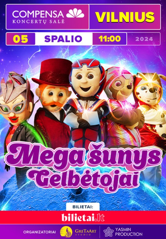 Mega šuniukai Gelbėtojai