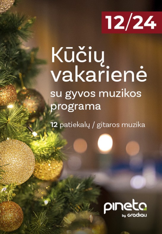 Kūčių vakarienė su gyvos muzikos programa | Palanga